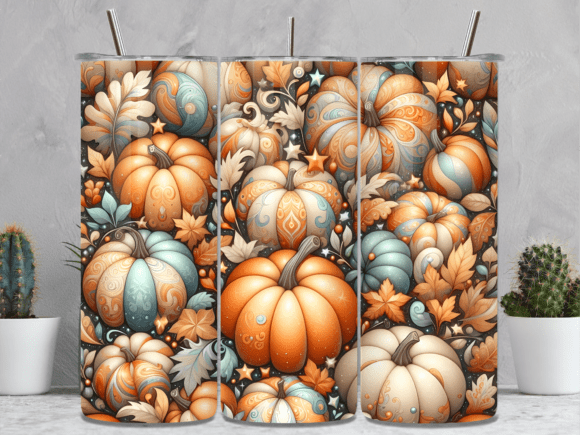 Autumn Pumpkin Patch Tumbler Wrap Design Review