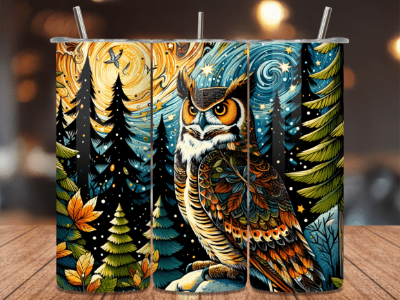 Boho Starry Night Forest Tumbler Wrap Review