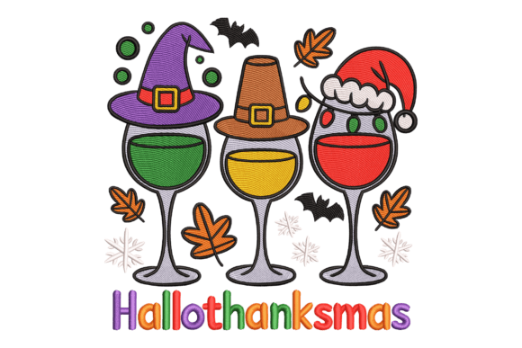 Christmas Wine Glasses for Wine Amp Crafters