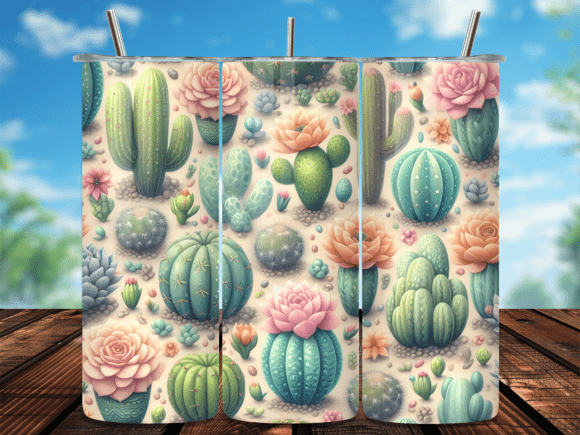Desert Cactus Succulent Tumbler Wrap Review