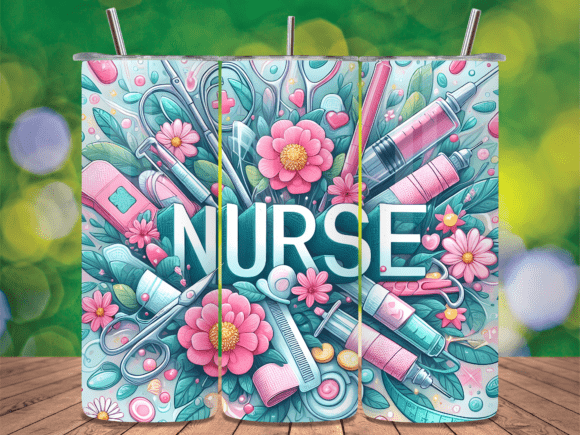 Floral Nurse Life Tumbler Wraps Review