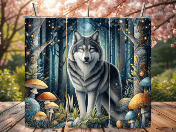 Forest Wolf and Mushroom Tumbler Wraps Review