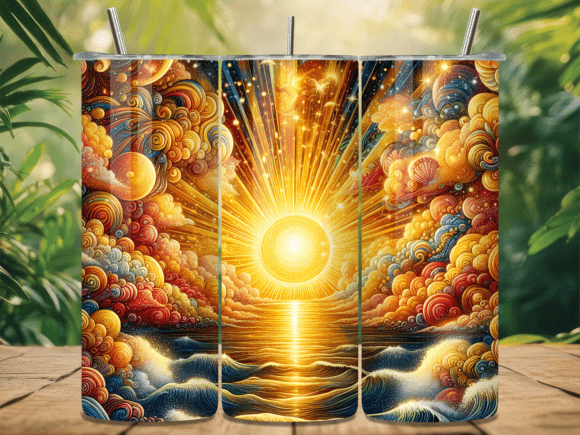 Golden Ocean Sunrise Tumbler Wrap: A Designer’s Review