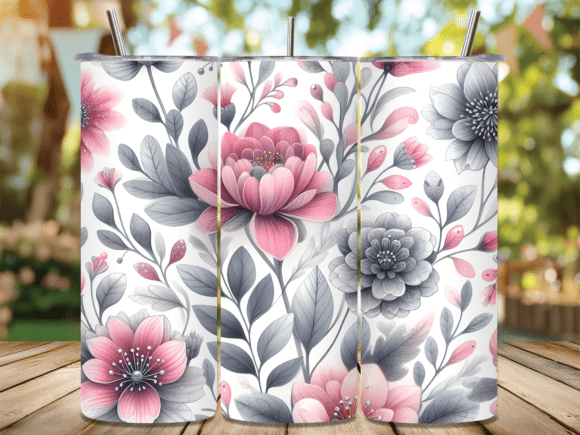 Pink Grey Peony Tumbler Wraps Review