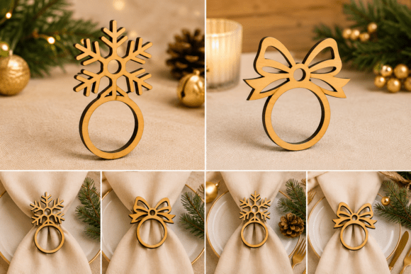 Review: Christmas Bow Napkin Ring SVG Bundle