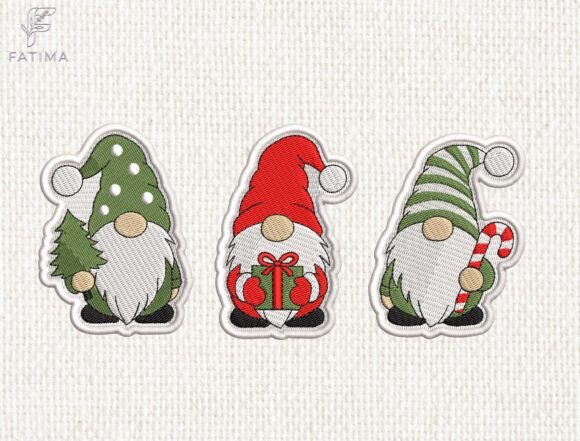 Review: Christmas Gnome Patches Embroidery Set