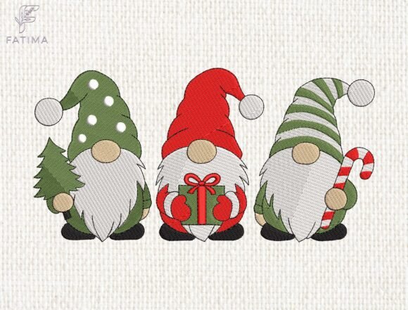 Review: Christmas Gnomes Trio Embroidery Design