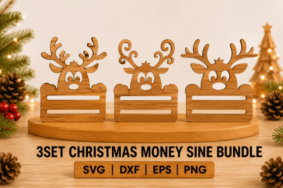 Review: Christmas Reindeer Money Holder SVG for Winter Amp
