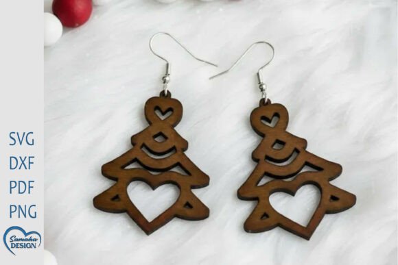 Review: Christmas Tree Earrings Laser Cut Design
