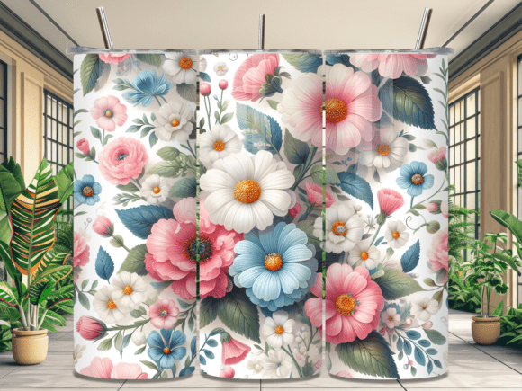 Review: Floral Garden Daisy Bloom Tumbler Wraps