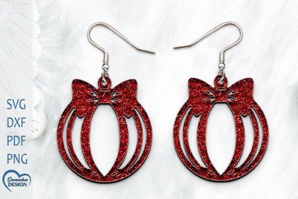 Reviewing Christmas Ball Earrings Laser Cut for Design
