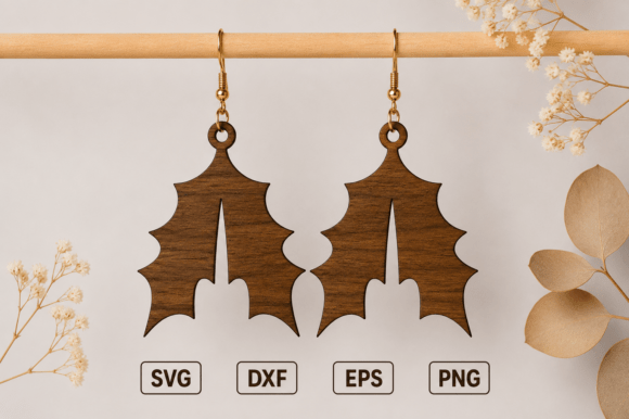 Reviewing Christmas Holly Dangle Earrings Laser for Winter Amp