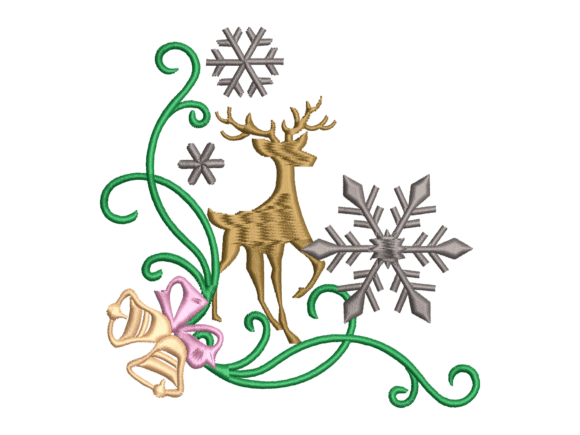 Reviewing the Christmas Deer Embroidery Design