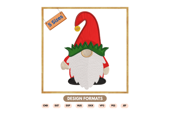 Reviewing the Christmas Elf Gnome Embroidery Design