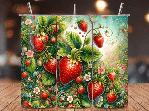 Vintage Strawberry Vine Tumbler Wrap Review